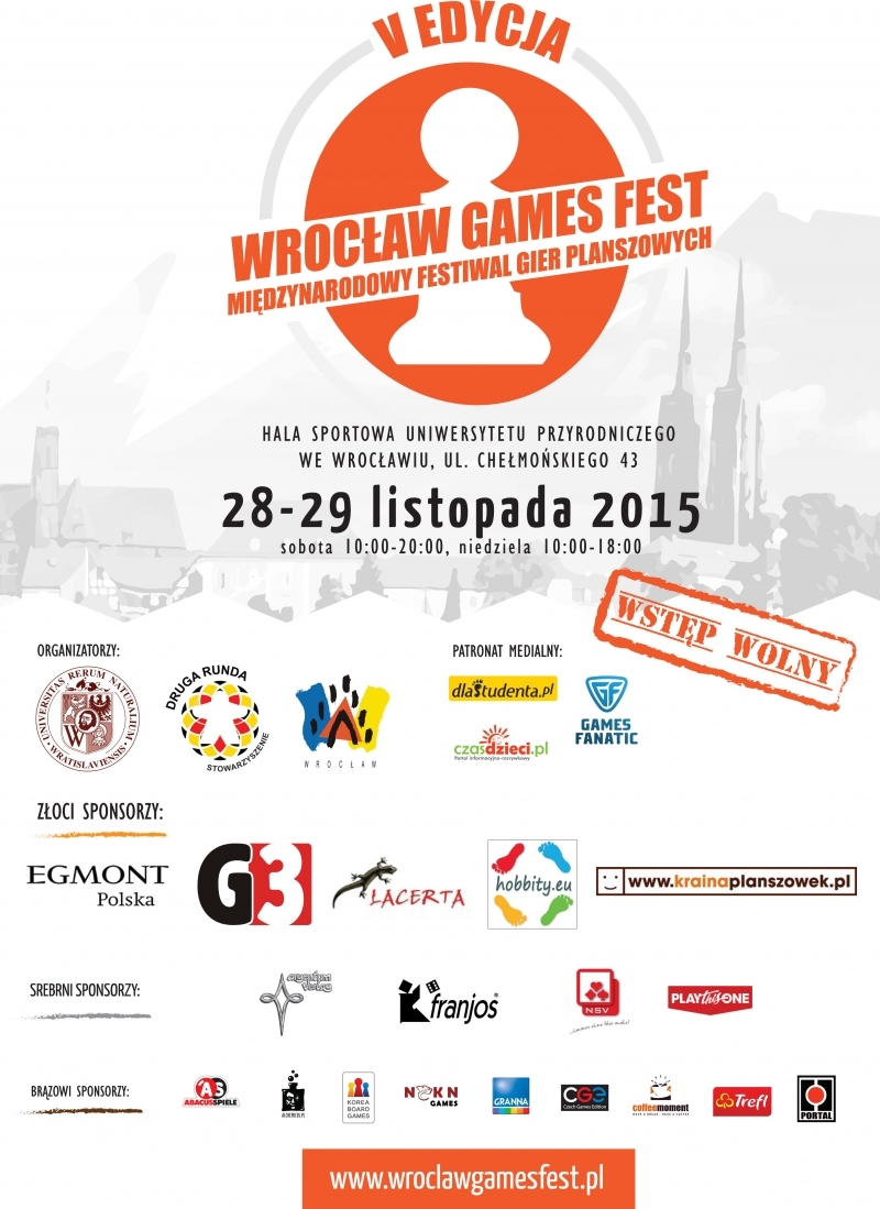 Gry Alchemicus.pl na WROCŁAW GAMES FEST 2015